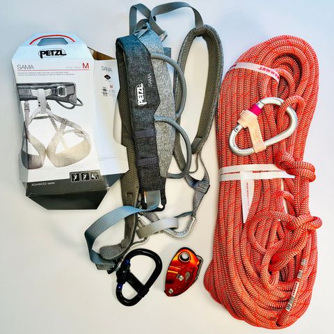 Supert klatreutstyr selges! Ubrukt! Mammut og Petzl