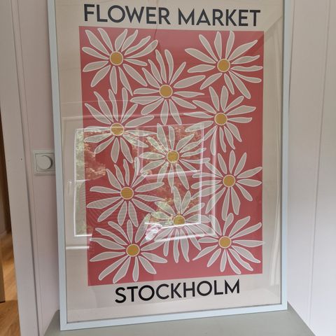 Plakat med ramme str 70 x 100