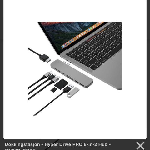 MacBook dokkingstasjon