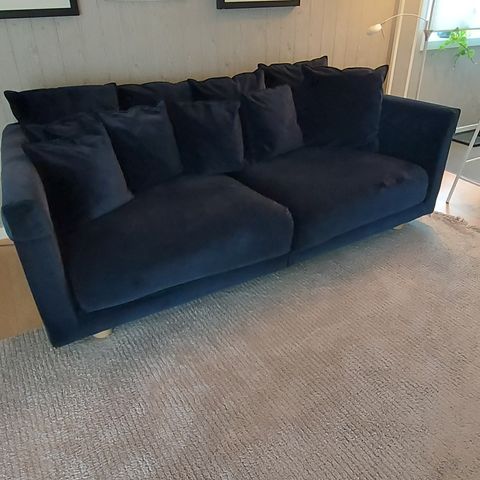 Ikea stockholm 3 seter sofa, dyp blå