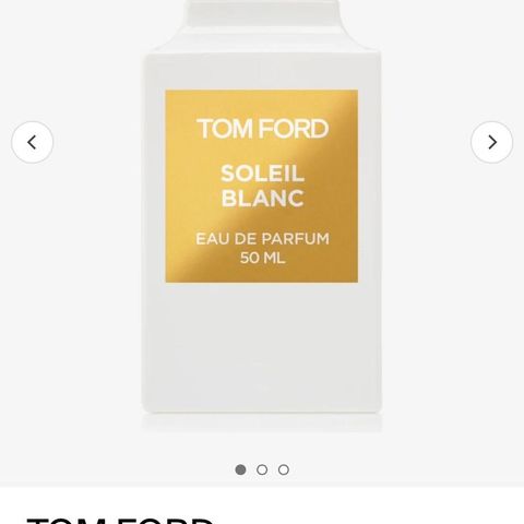 Ubrukt tom Ford parfyme