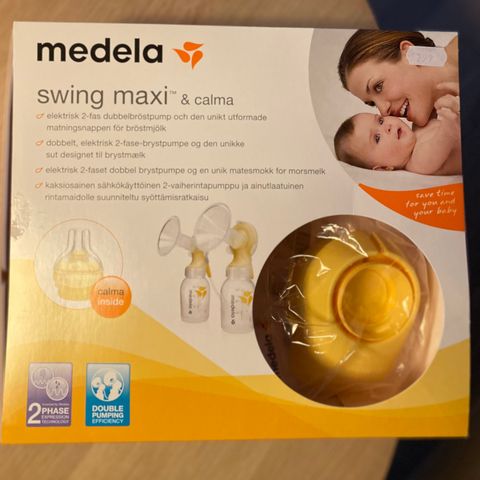 Medela swing maxi & calma elektrisk brystpumpe - dobbel