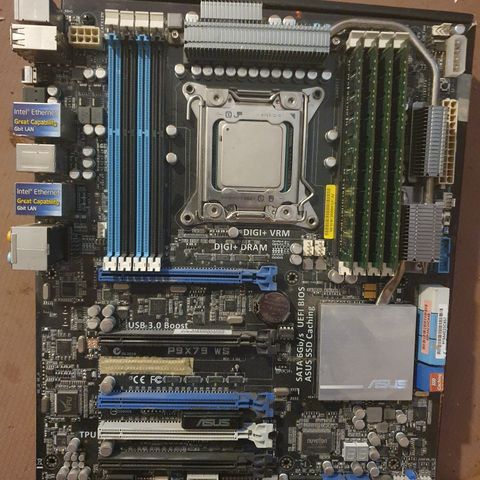 ASUS P9X79 WS (LGA2011) m/CPU+RAM selges