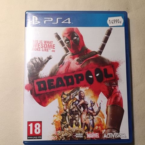 Deadpool spill for PS4 som ny