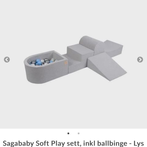 Sagababy soft play set - ballbinge