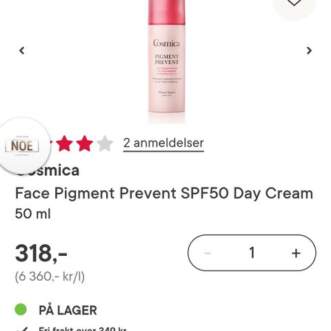 Cosmica pigment prevent selges billig