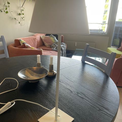 Hvit lampe