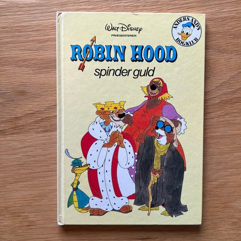 Walt Disney Robin Hood spinder guld