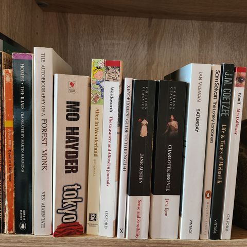 Diverse skjønnlitteratur og faglitteratur