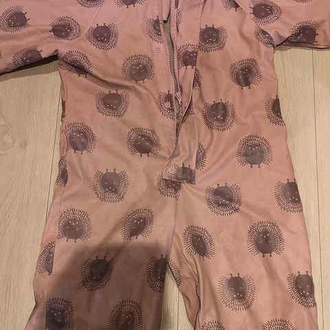 Regndress med fôret str 110