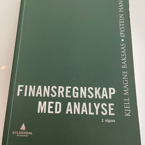 Finansregnskap Med Analyse | Økonomistudie HVL