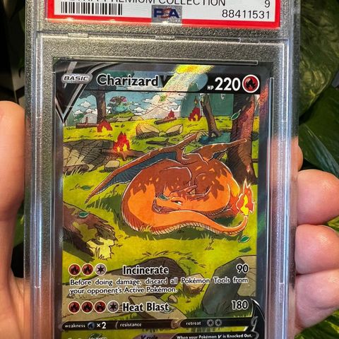 Charizard #260 UPC promo PSA9