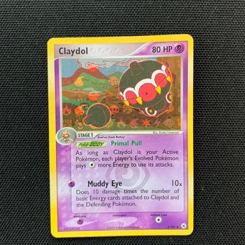 Claydol Holo Hidden Legends pokemon kort