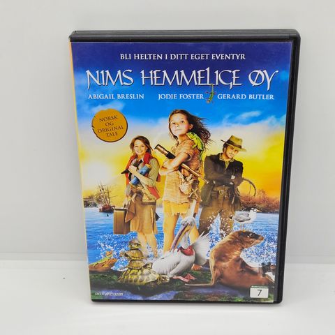 Nims hemmelige øy. Dvd