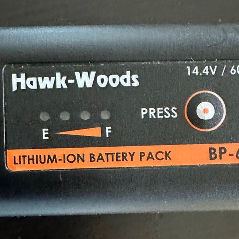 Batteri til Sony FX6 FX9 osv. Hawk-Woods BP-60U. PB-U