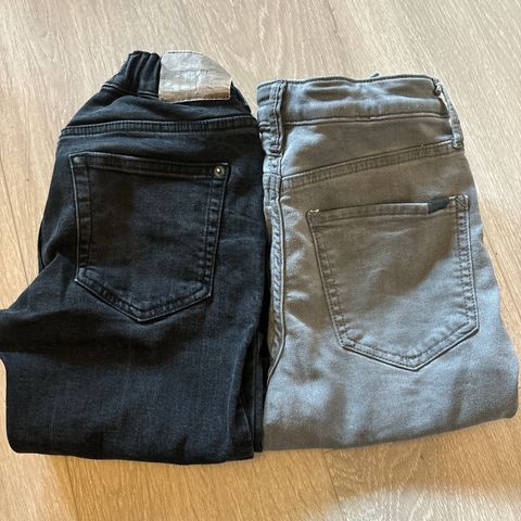 2 skinny jeans str 140 og 146