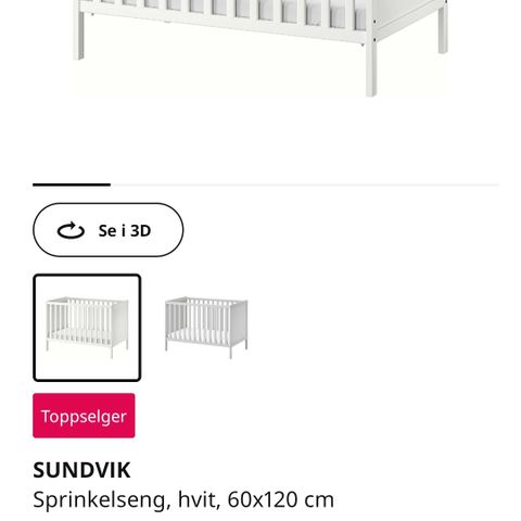 Ikea Sundvik Sprinkelseng