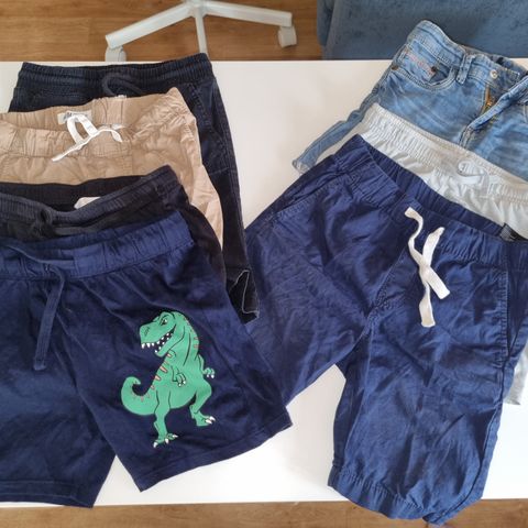 8stk shorts/ klespakke