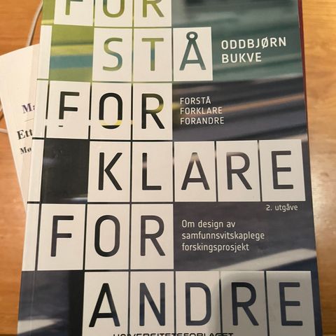 Oddbjørn Bukve - Forstå, forklare, forandre. 2. utgave