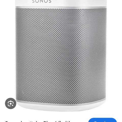 2 Stykk sonos høytalere Play:1 (Hvit)