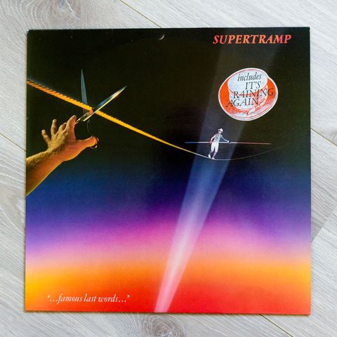 Supertramp - Famous Last Words , vinyl LP