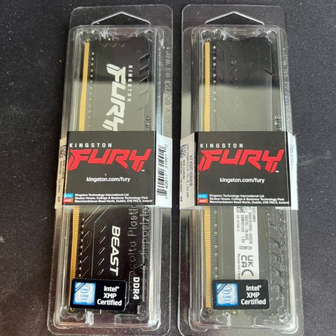 Kingston Fury 16gb RAM (2x8gb)