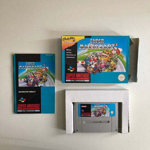 Super Mario Kart SNES SCN CIB