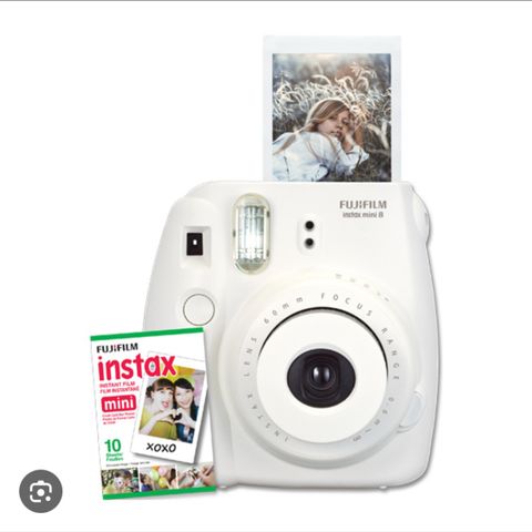 Instax Mini 8 kamera krem farge