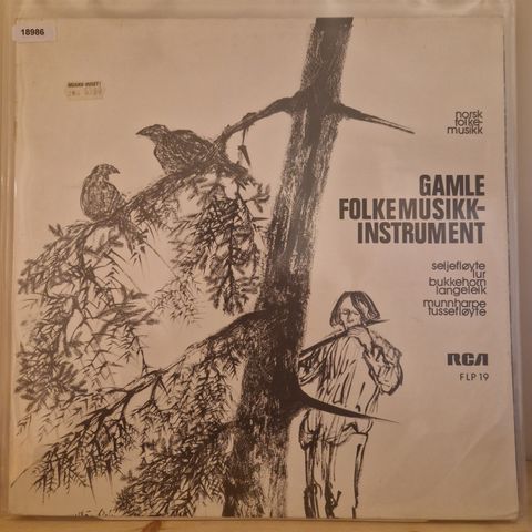 18986 Various - Gamle Folkemusikkinstrument - Langleik - LP