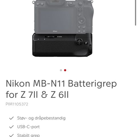 Batterigrep Nikon z6