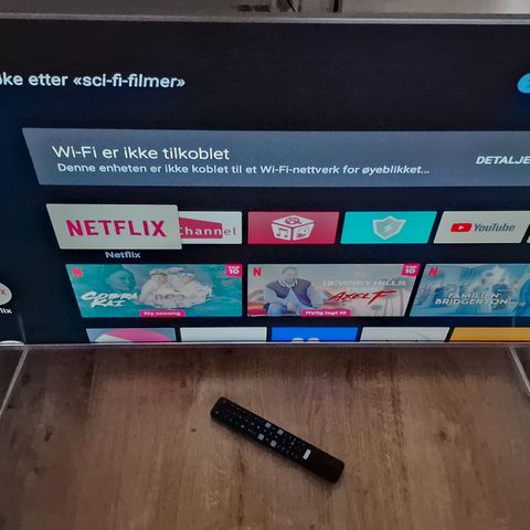 Flott  TCL  smart tv 50 tommer full HD med WiFi