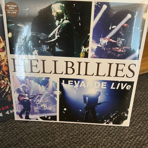 Hellbillies - Levande live Lp m/cd og dvd