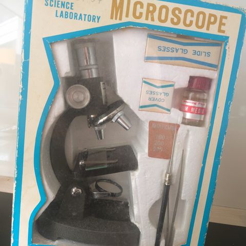 Vintage microscope kit