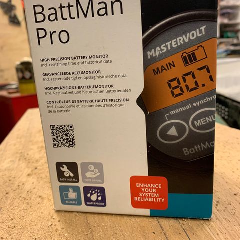 MASTERVOLT  BattMan Pro, ny i eske