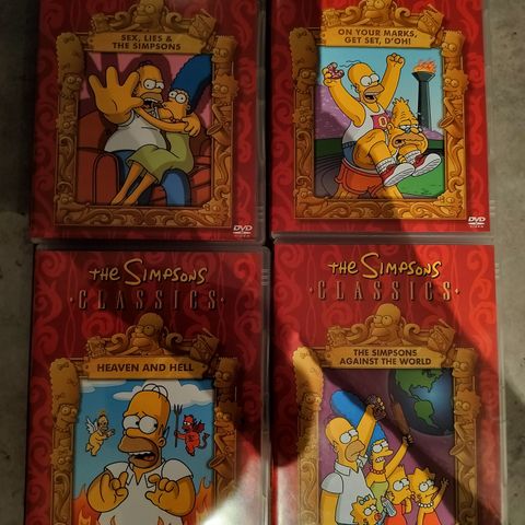 The Simpsons - Classics ( DVD) - 40 kr pr stk