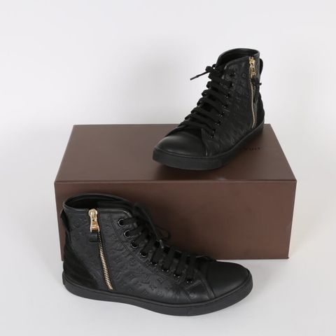 NYE Louis Vuitton Punch Sneakers Leather selges rimelig!