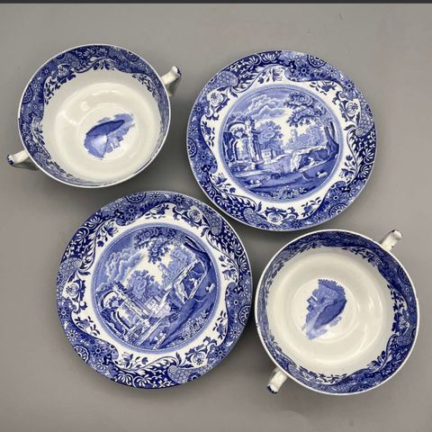 Spode Italia 2 buljonkopper store