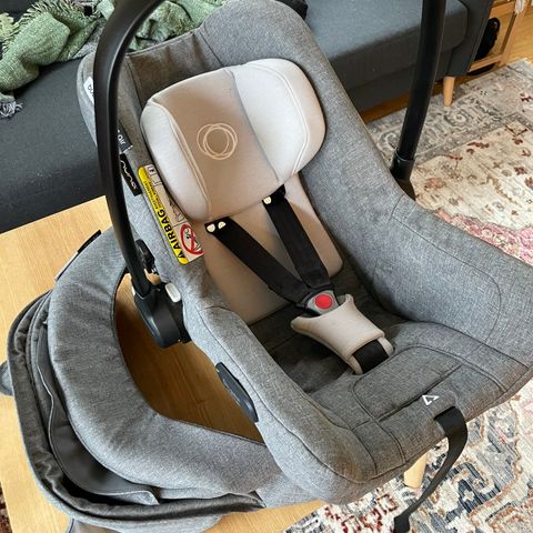 Bugaboo Turtle Air 0-13kg Grå inkl. Base