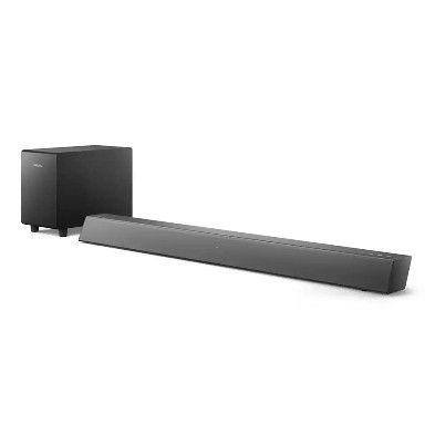 Phillips 2.1 lydplanke med subwoofer