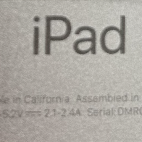 iPad 7th gen, pent brukt