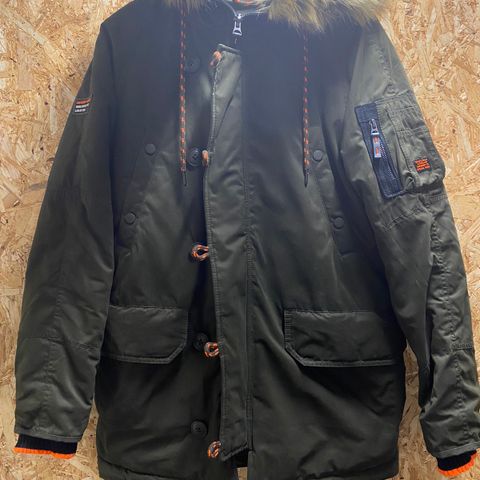 SuperDry parkas til herre, Str. M