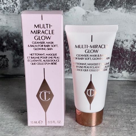 Charlotte Tilbury Multi Miracle Glow. Cleanser, Mask & Balm. Ny Og Ubrukt