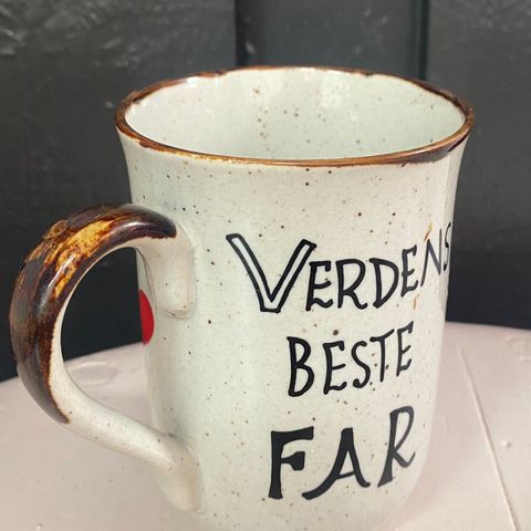 «Verden beste far», vintage krus