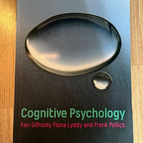 Cognitive Psychology (Gilhooly, et.al) Kognitiv psykologi