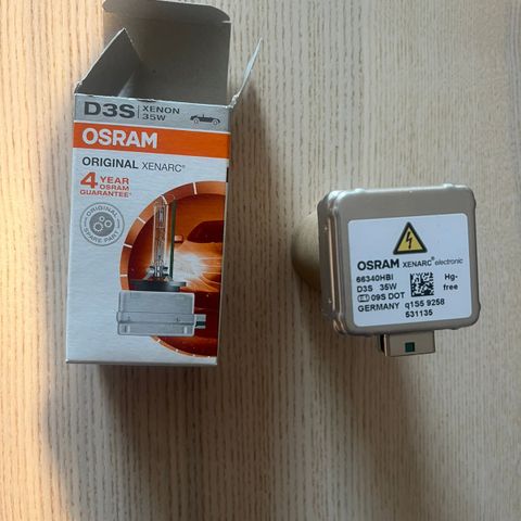 Osram original D3S xenonpære 35W