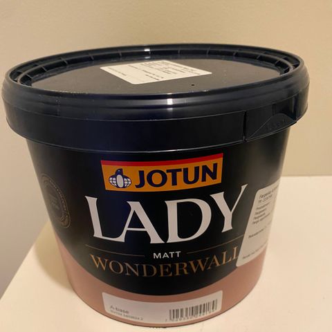 To uåpnet Jotun Lady Matt Wonderwall