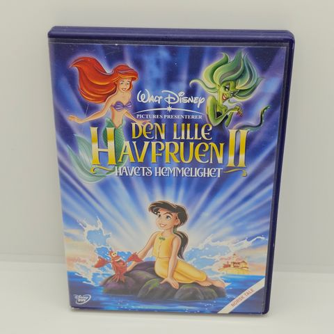 Den lille havfruen 2. Havets hemmelighet. Dvd