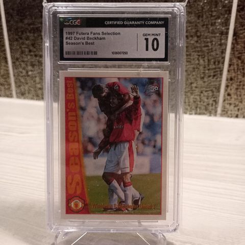 FotballKort David Beckham CGC MINT 10