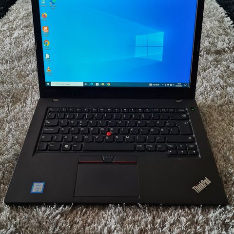 Strøken Lenovo ThinkPad L470, i5-6200U 2,3 GHz(2,8 max), 256GB SSD, 16GB DDR4