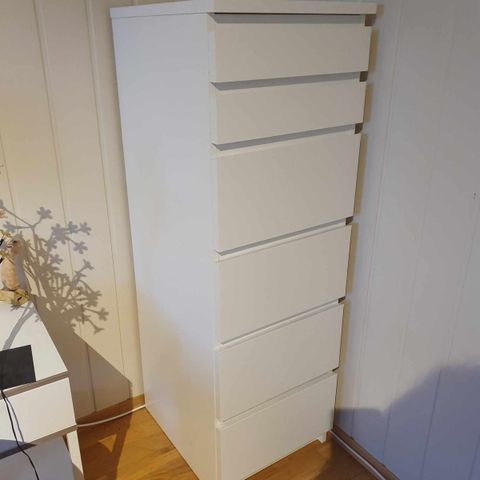 IKEA Malm Kommode med 6 skuffer